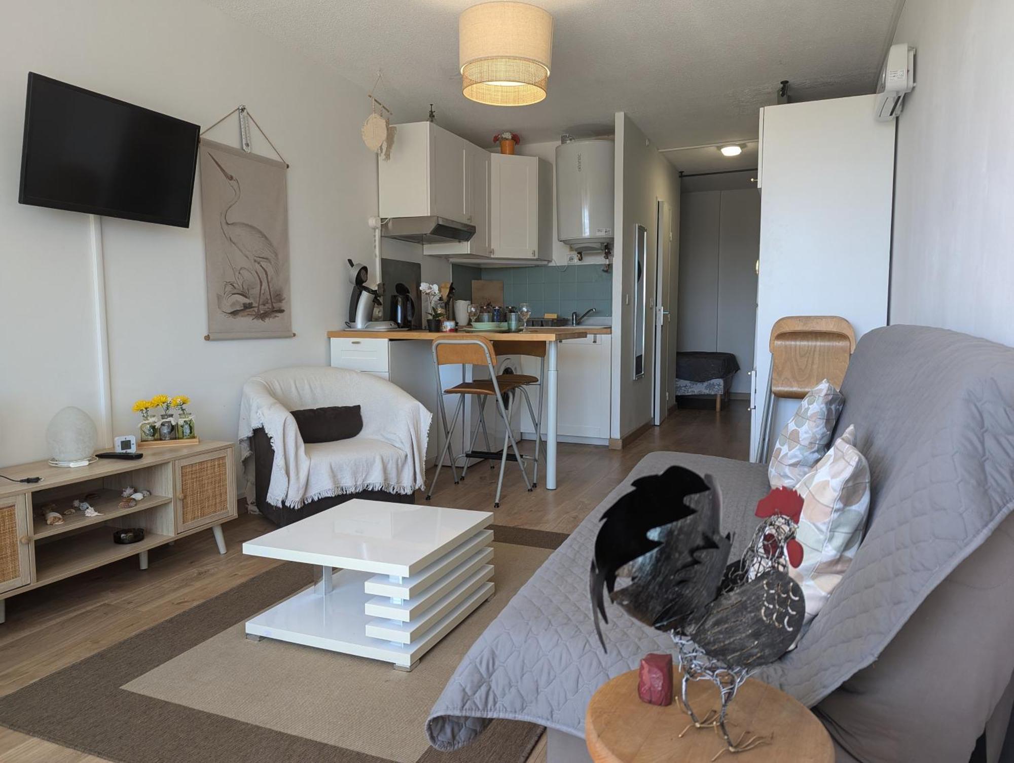 Sol-Y-Days Canastel, Studio Avec Coin Couchage, Quartier Du Boucanet Proche Commerces Et Plage Льо Гро-дю-Роа Екстериор снимка
